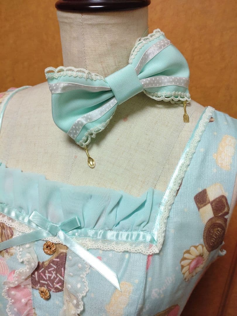 Baked Sweets Paradeジャンパースカート＆リボンバレッタ