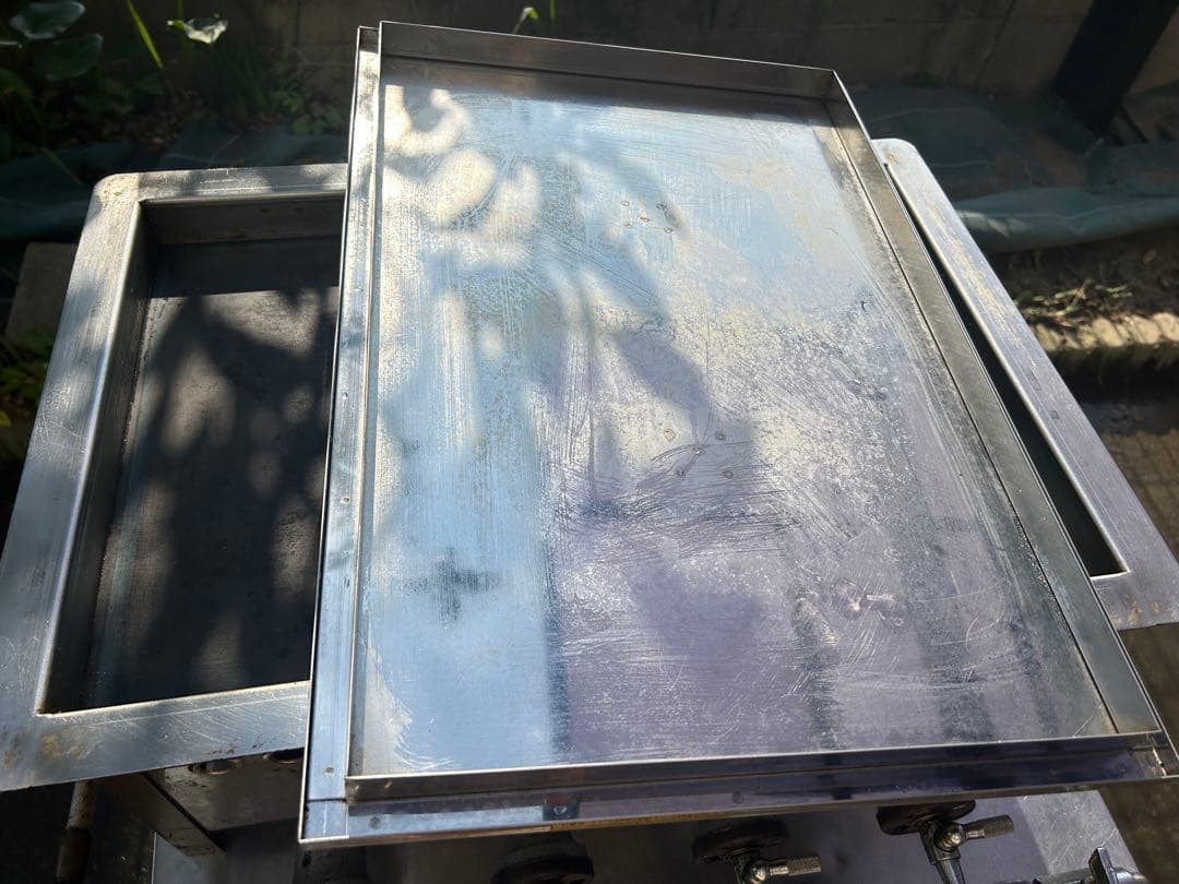 業務用　中古　卓上プロパンどて焼　鉄板焼　餃子焼き機