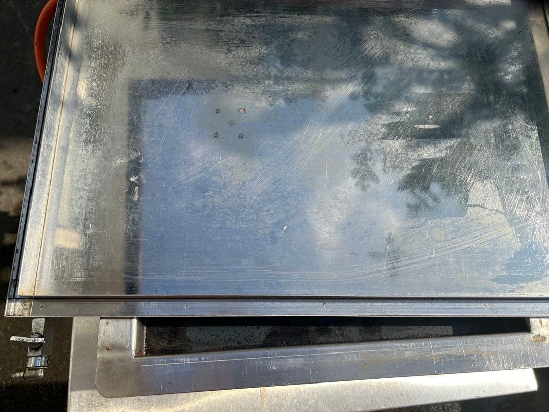 業務用　中古　卓上プロパンどて焼　鉄板焼　餃子焼き機