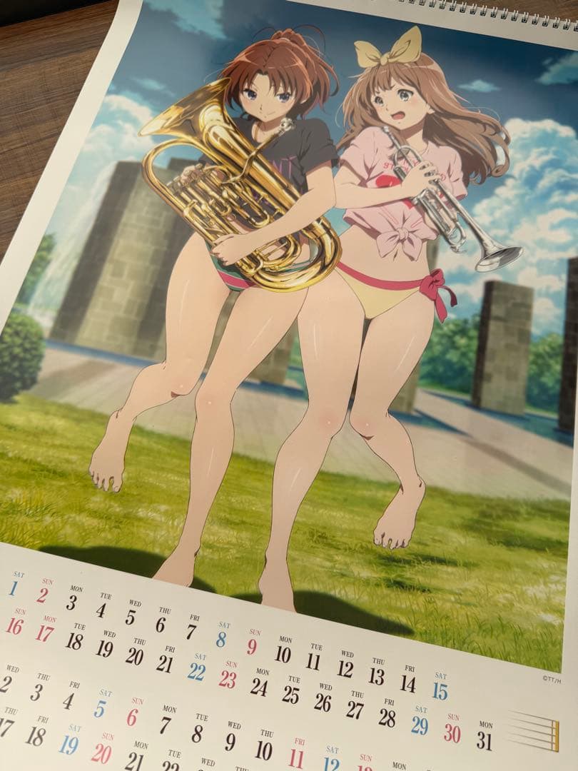 響け!ユーフォニアム 壁掛けカレンダー 2017・2018セット