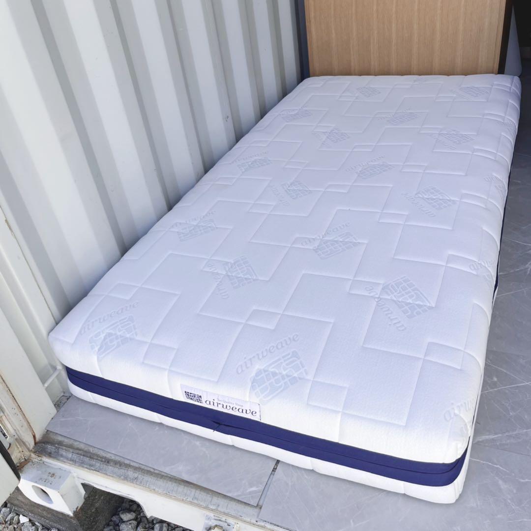 取付無料！エアウィーヴ S03 快眠 清潔 おしゃれホワイトシングルマットレス✨