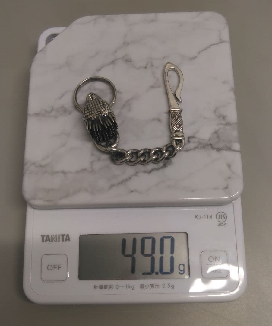 ドロヘドロ カイマン キーチェーン 入手困難 シルバーアクセサリー 大ダーク