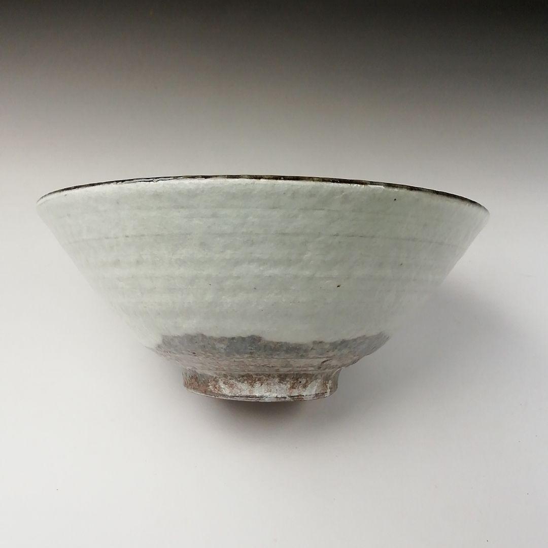 Ｔ２４７　茶碗　『露草』『平茶碗』『浅見与し三 造』　共箱　抹茶碗　茶道具