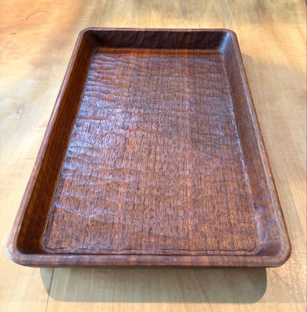 三谷龍二　トレイ　盆　角盆　トレー　皿　器　木工　作家
