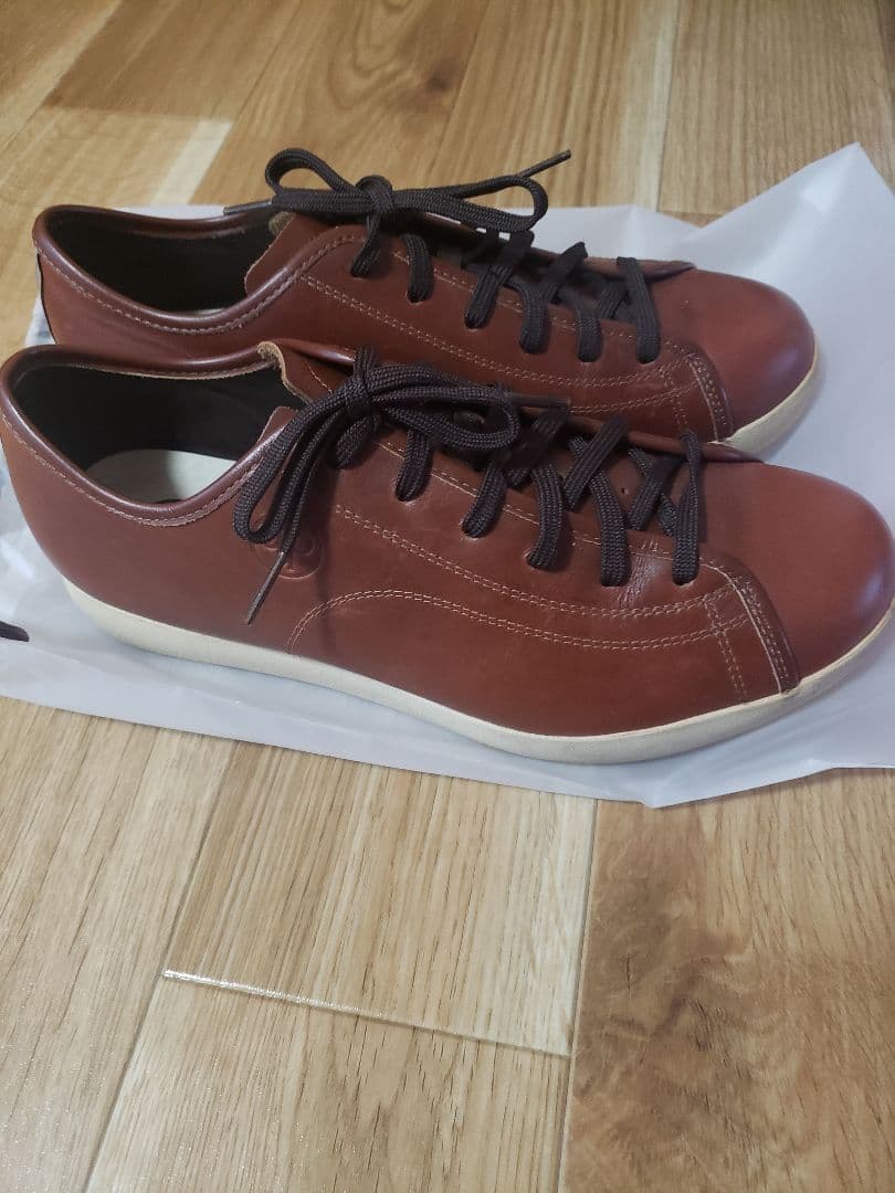 サイズ41 QUOC PHAM サイクリングシューズ タン 収納袋付き