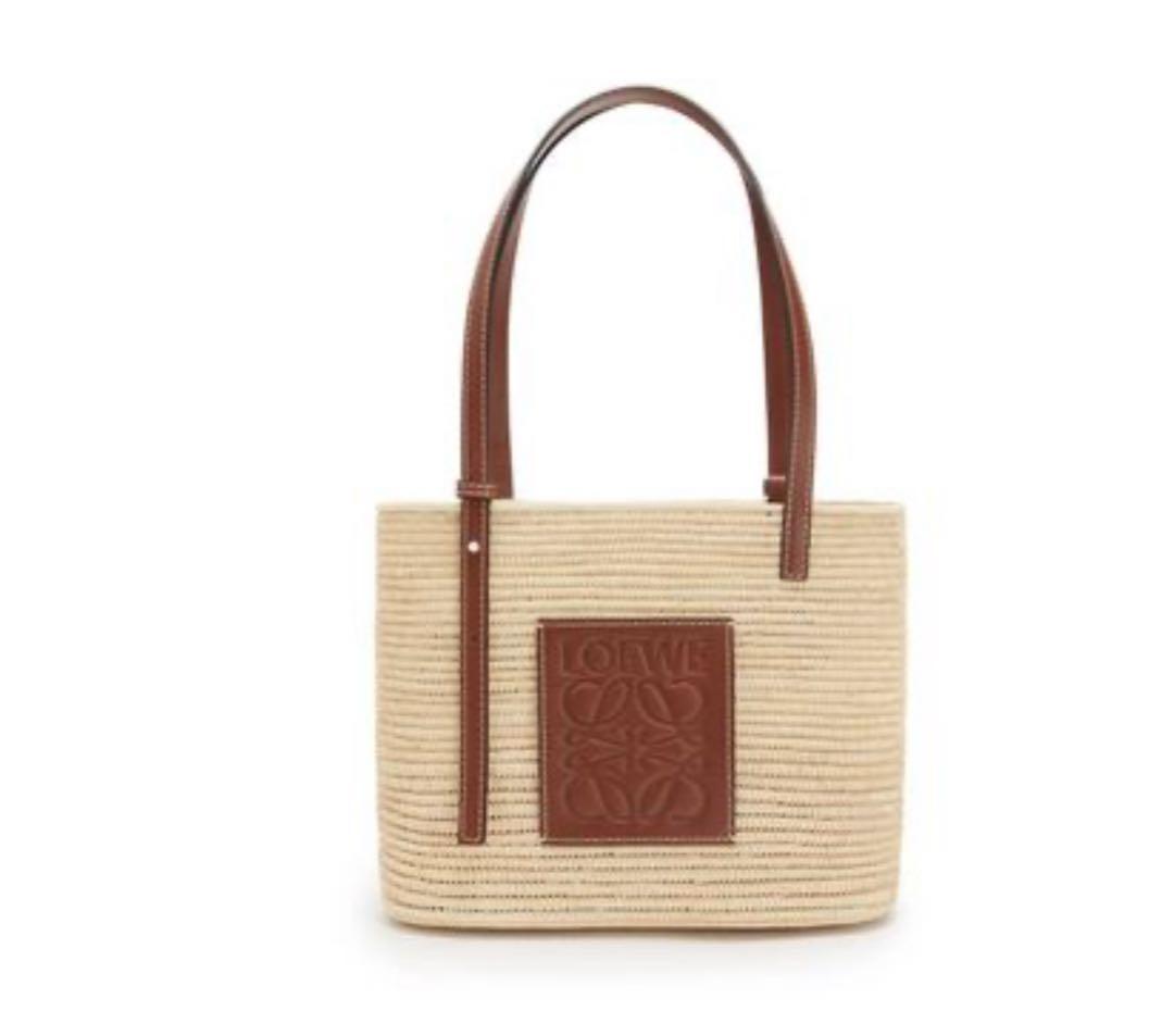 LOEWE ラフィアカゴバッグ