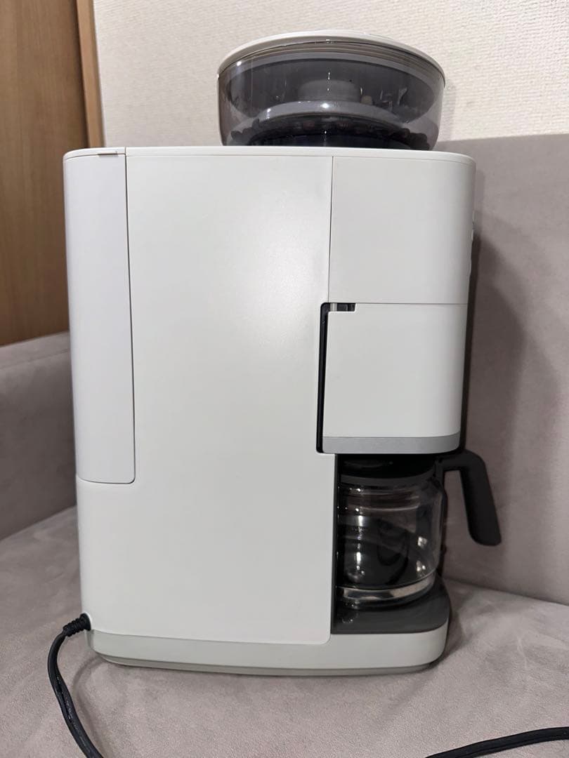 シロカ 全自動 コーヒーメーカー カフェばこPRO ライトグレー SC-C251