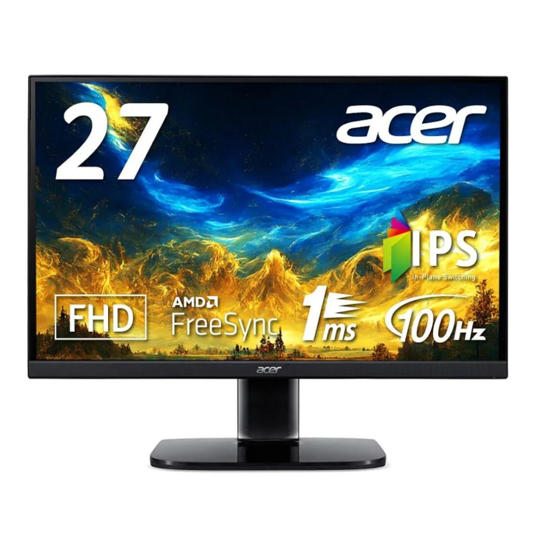 Acer 27インチ FHD IPS モニター