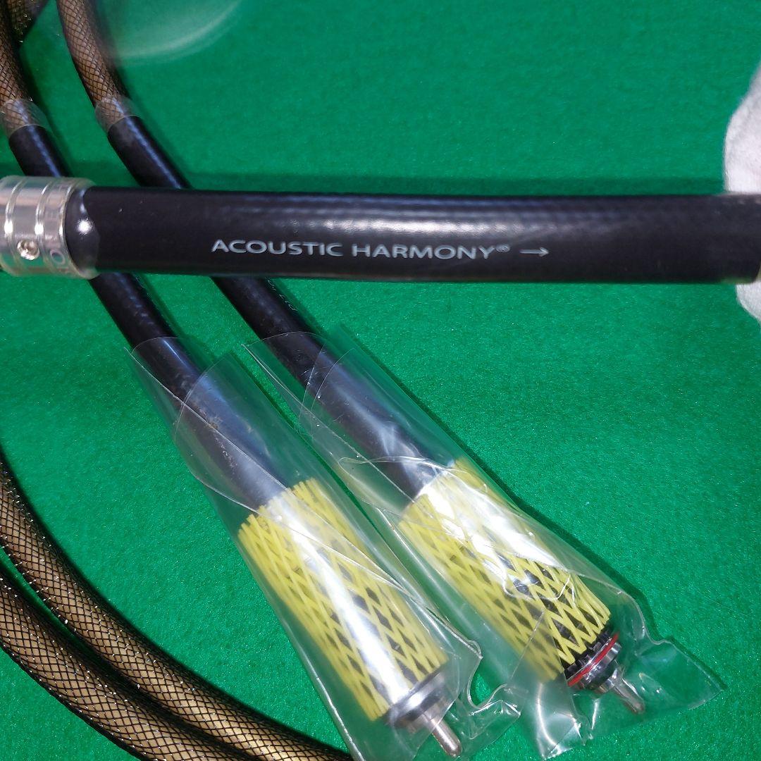 91超希少最終品アコースティックハーモニー高音質RCAケーブルGR1(k)×2m