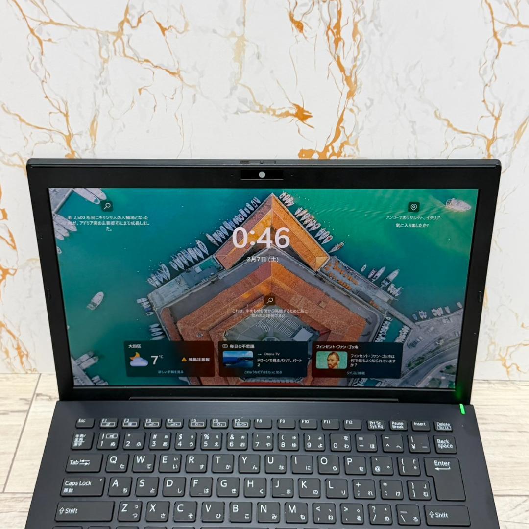 高性能 VAIO Win11 10世代i5 8GB SSD256GB ノートPC