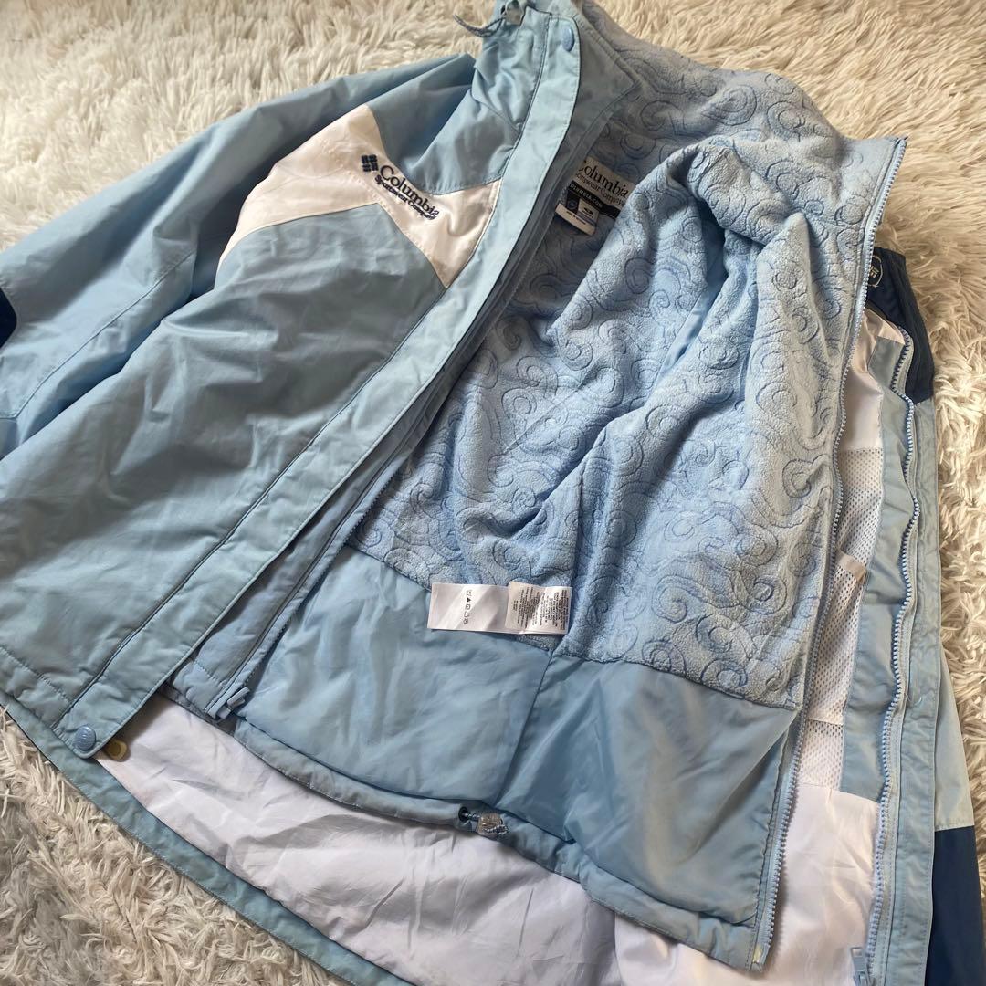 美品コロンビア×デサント3wayインターチェンジジャンパー・デサントパンツ M