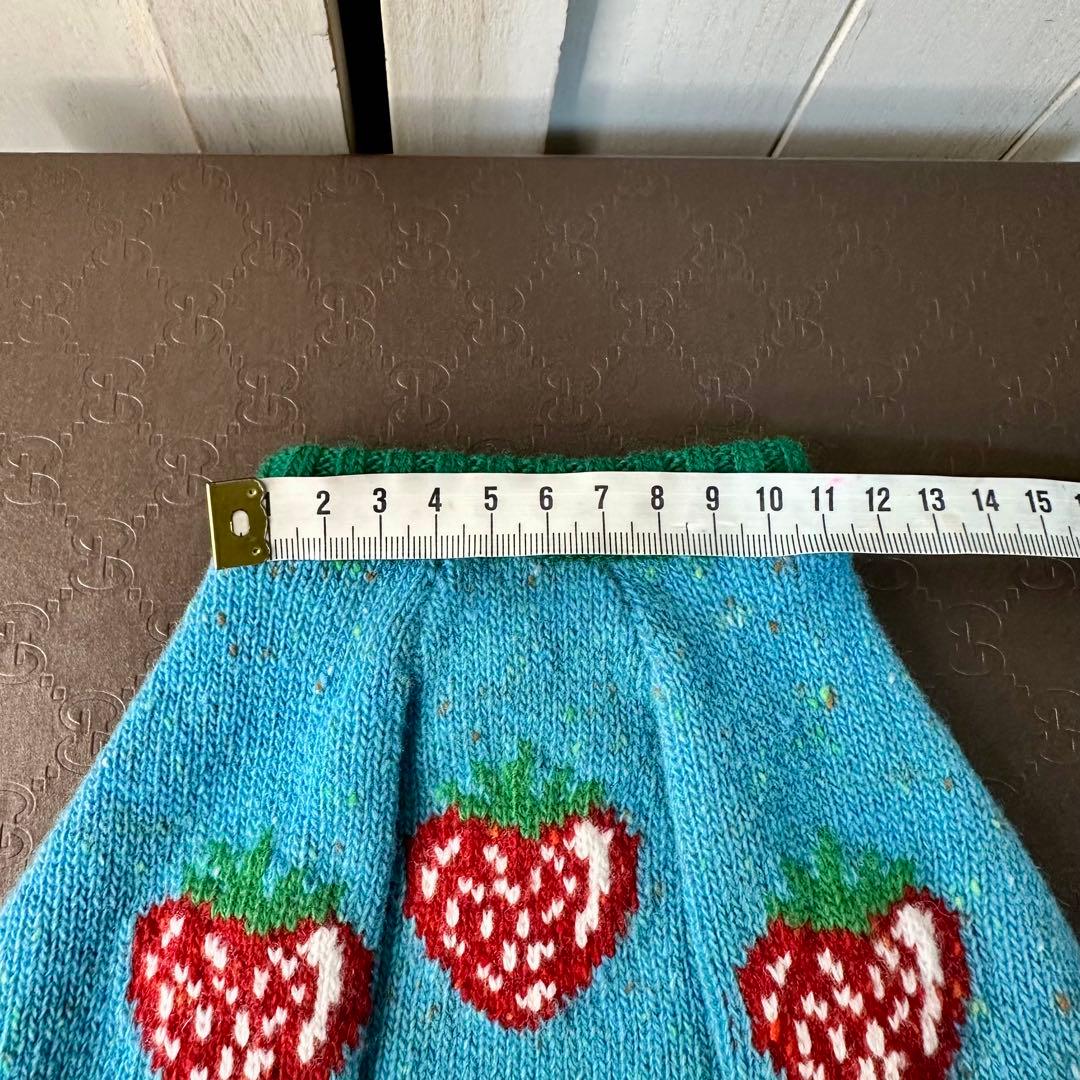 GUCCI グッチ 犬 ペット用 ニット セーター イチゴ柄 XSサイズ