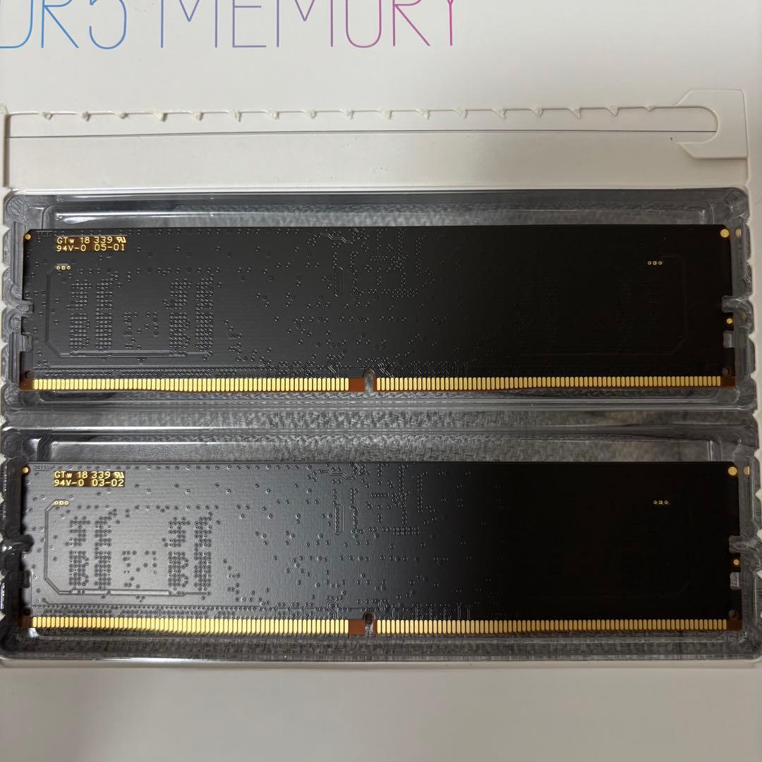 Crucial 8GB DDR5-5600の2枚セット デスクトップPC用