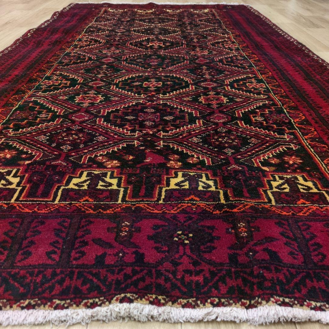 ペルシャ絨毯 バルーチ 手織り 240x118ｃｍ ウール balouch