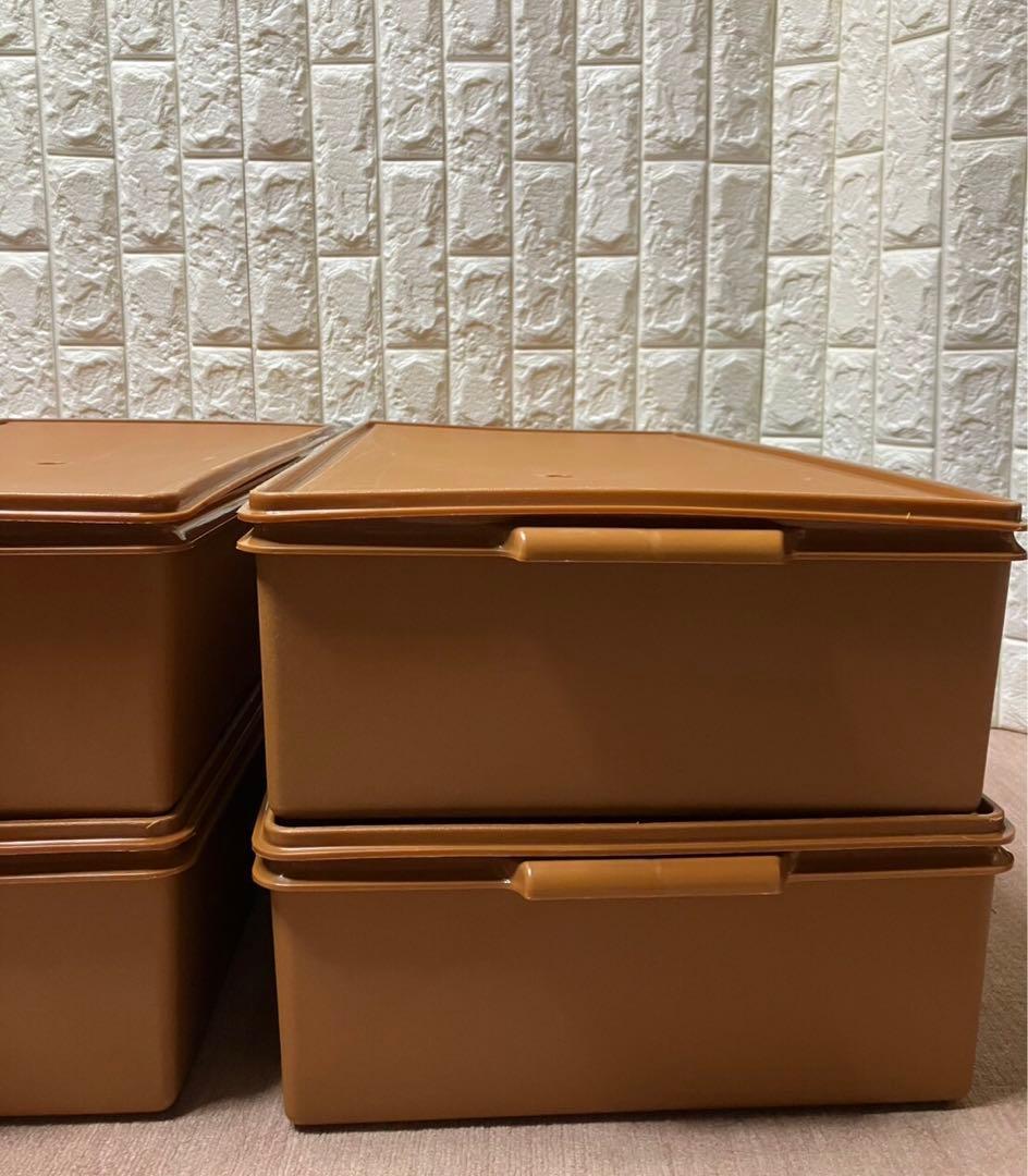 【タッパーウェア】衣類収納ケース　昭和レトロ tupperware