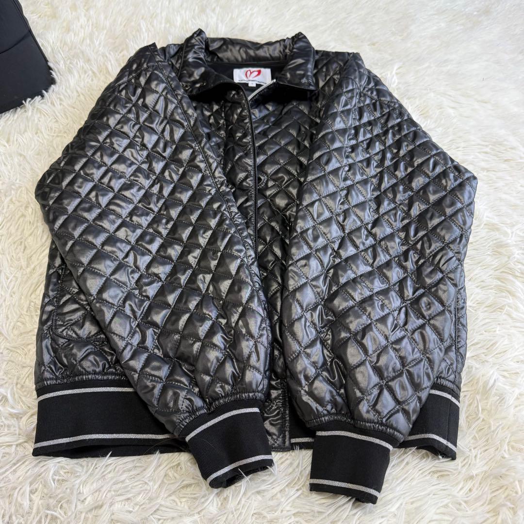 【マスターバニー】美品 中綿ジャケット キルティング シルバー 1 レディース