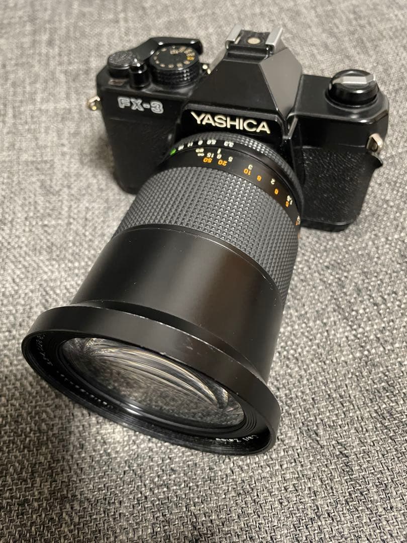 YASHICA FX-3 とZeiss バリオゾナー28−85ミリ　昭和レトロ