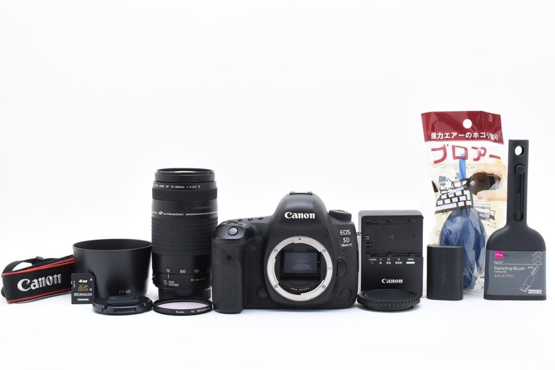 一眼レフ カメらCanon EOS 5D Mark IV望遠レンズセット